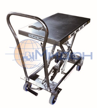 Стол подъёмный передвижной г/п 300 кг 830x500мм BS30S (нержавеющая сталь)