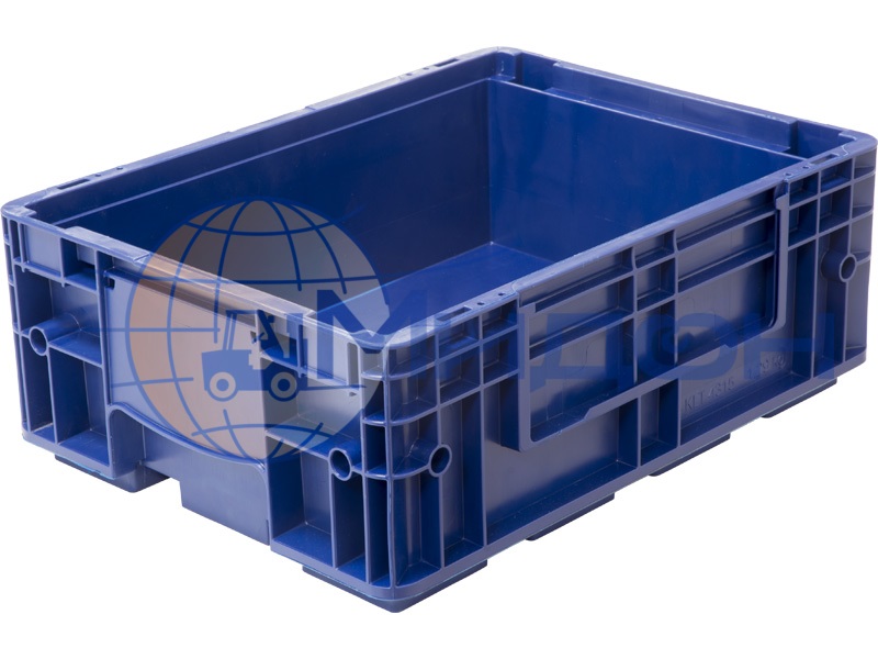 Контейнер пластиковый 4315 VDA синий сплошной 396 х 297 х 148