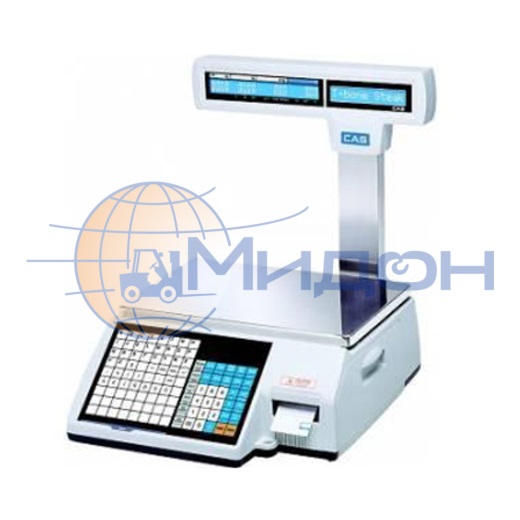Весы торговые CAS CL-5000-15P с печатью этикеток