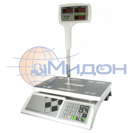Весы торговые M-ER 326ACPX-15.2 LCD «Slim X»