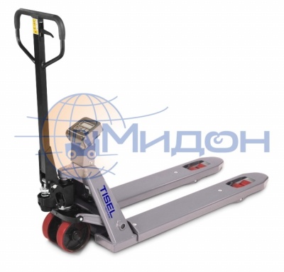 Тележка гидравлическая (рохля) TZ W20 TISEL Technics (Германия) 2000 кг, 1100х550 мм, с весами, нержавейка