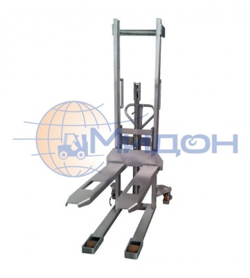 Штабелер ручной гидравлический HSY10 (1т 1,6м) нержавеющая сталь