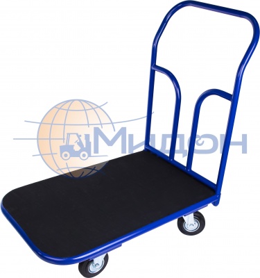 Тележка платформенная с противоскользящим резиновым покрытием ТПР 9 ( 500х1000 ) (без колёс)