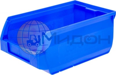 Лоток пластиковый для склада ITALIA Sanremo 5001, синий, сплошной 170 х 105 х 75
