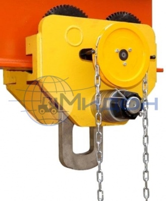 Кошка (механизм передвижения) тали ручной (тип Б) Россия 10 т, 9 м с приводом