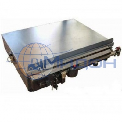 Весы товарные платформенные ВТ8908-100УН, механические, из нержавеющей стали с увеличенной платформой