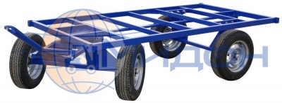 Тележка платформенная большегрузная (3т) без настила и бортов БТ 3 К ( 1250х3000 ) (без колёс)