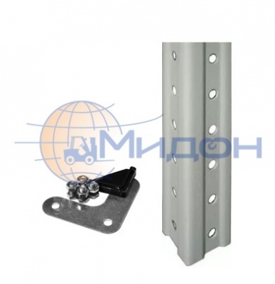 Стойка стеллажа СТФ новая 1005 мм, 4 комплекта крепежа