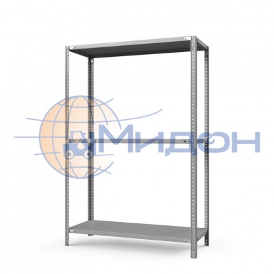 Стеллаж полочный Лайт ТС-18743 (1800х700х400) 500 кг(стеллаж), 120 кг(полка), 3 полки обычные