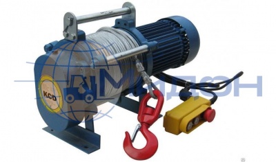 Лебедка электрическая KCD-300R1 0,3т с канатом 70м 380В