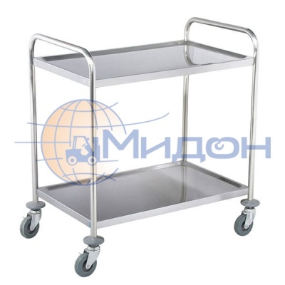 Тележка сервисная из нержавеющей стали СТ НЖ 1 ( 500х800х850 ) (без колёс)