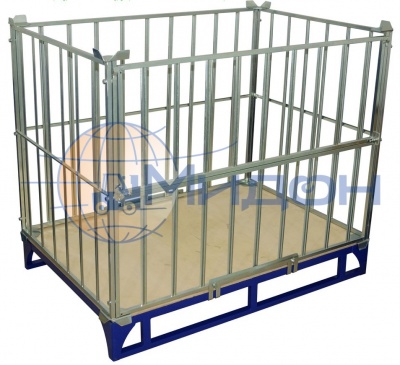 Ограждение для европоддона (решетчатое) ОПК 1 ЦИНК ( 800х1200х860 ) (1500кг)