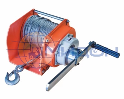 Лебедка ручная JHW 3000 с канатом 40м