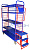 Тележка для комиссионирования ТДК 01 ( 450х1350х1665 ) (колёса ф125: стандартные, Китай)