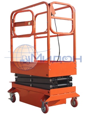 Подъемник ножничный передвижной с электроподъёмом GTJY 450 кг 8 м (от сети)