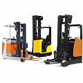 Узкопроходные штабелёры и погрузчики (ричтраки)