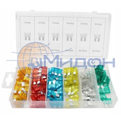 Предохранители автомобильные MEGA, набор (120 шт.) Trommelberg (Германия) E101001