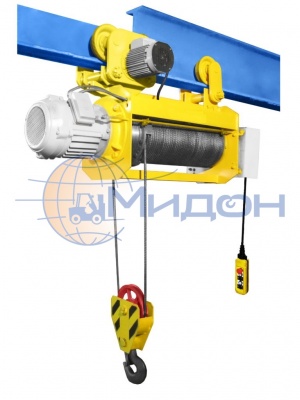 Таль электрическая передвижная тип Т (Россия) 4,0т 6м скорость подъема 4 м/мин