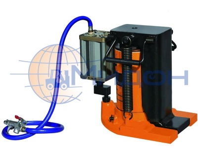 Домкрат пневмогидравлический HHQD-30Q (30/15т) низкоподхватный с лапой