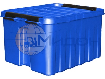 Ящик пластиковый 210х170х135 мм сплошной с крышкой и клипсами Rox Box 3,5