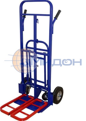 Тележка двухколёсная ТГУ 300 П (300кг) трансформер с откидной полкой (без колёс)