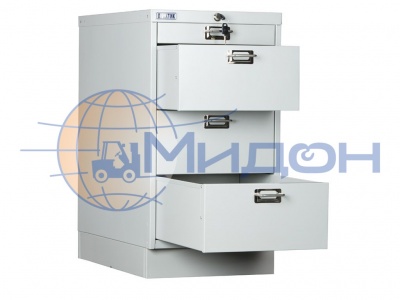 Многоящичный (картотечный) шкаф MDC-A3/650/4