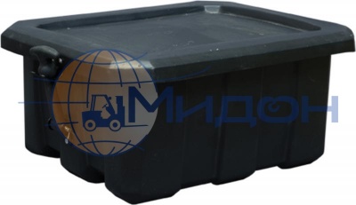 Контейнер пластиковый (ящик технический) КдП 300 460 х 370 х 215 с крышкой