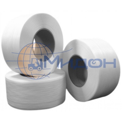 Лента полипропиленовая (ПП) 12х0,6мм (серая) 100 бухт по 3000 м (автомат, полуавтомат, ручная)