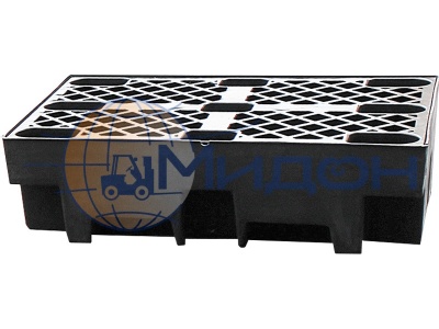 Контейнер пластиковый под локализацию ППдО 1601-1210Р 1350 х 1350 х 170 с паллетом 1200х1000