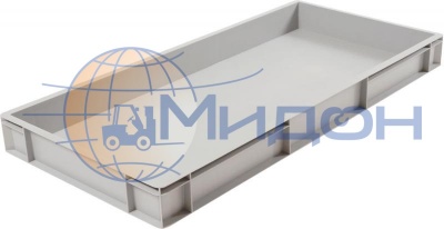 Ящик пластиковый 816 универсальный, сплошной, дно с усилением 1000 х 400 х 120