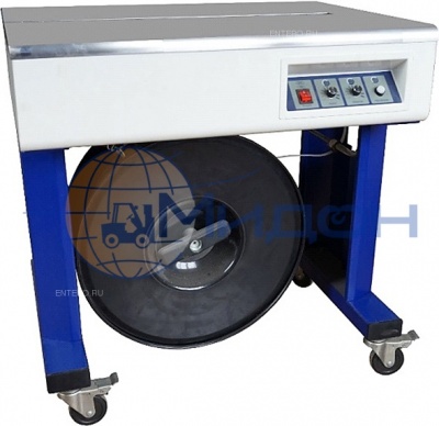 Стреппинг машина полуавтоматическая SP A2H для упаковочной ленты ПП (до 15,5мм), открытый корпус