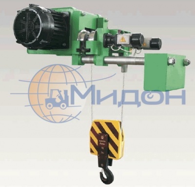 Таль электрическая взрызозащищённая передвижная BT45 (УСВ) (Болгария) 1 т 12 м скорость подъёма 8 м/мин