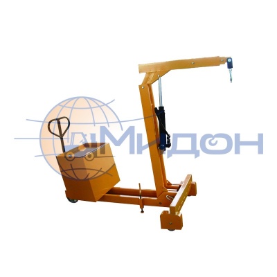 Кран ручной гидравлический Гусек, 0,55 т, h подъема 380–2660 мм, c противовесом