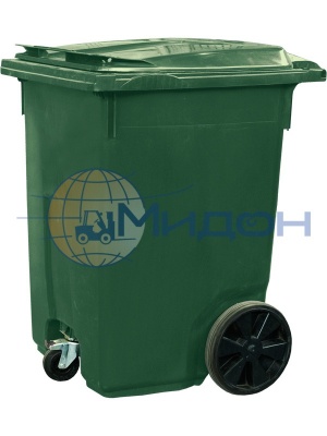 Контейнер мусорный 370 литров на 3-x колесах с крышкой. Германия. MGB-370 (3) 805 х 750 х 1095