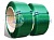 Лента полиэтилентерефталатная с тиснением (ПЭТ) 12х0,6мм (зелёная) разрывная нагрузка 240 кгс(Н), 11 бухт по 2450 м (полуавтомат, ручная)