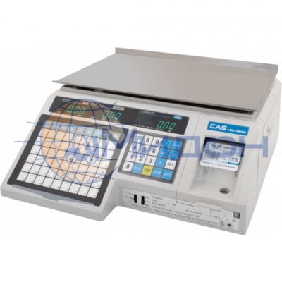 Весы торговые CAS LP-15 (1.6) с печатью этикеток