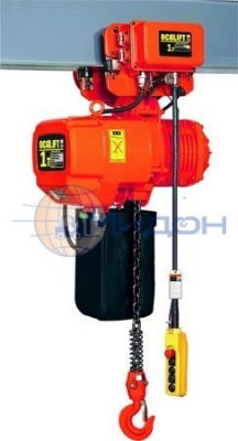 Таль электрическая цепная передвижная 3т 6м OCALIFT 0302D 380в, две скорости 4,5/1,5 м/мин