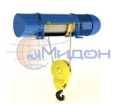 Таль электрическая стационарная тип Т01 (на лапах) (Болгария) 5 т 36 м скорость подъёма 8 м/мин