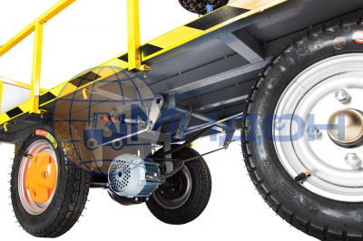 Платформенная тележка электрическая RUTRIKE СКЛАД 1500 New