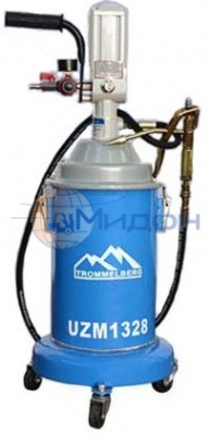 Солидолонагнетатель с пневматическим насосом, вместимость 13 кг Trommelberg (Германия) UZM1328