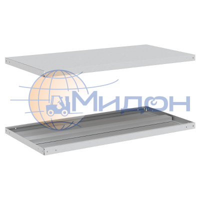 Полка стеллажа полочного МС-100 600x1000 ( 100 кг )