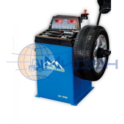 Балансир. станок для колес до 70 кг. Ручной ввод параметров, педаль тормоза, вал 40мм, CB1930E Trommelberg (Германия)