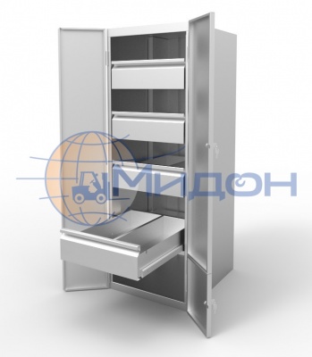 Картотека (шкаф картотечный) ШК-4-Д4