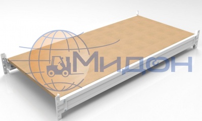 Ярус стеллажа полочного SGR 1800х 600 с настилом ДСП (до 500кг)