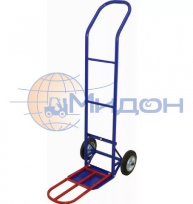 Тележка двухколёсная КГ 150 П (150кг) с откидной полкой (без колёс)