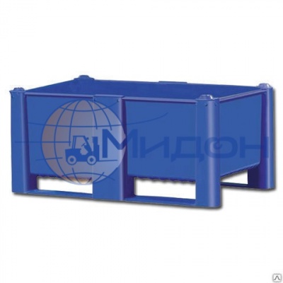 Контейнер пластиковый 10-100 (440) крупногабаритный 1200 х 1000 х 440 сплошной на полозьях