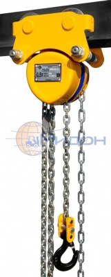 Таль ручная цепная передвижная ТРШБМУ 0,5 т, 6 м (уменьшенная высота)
