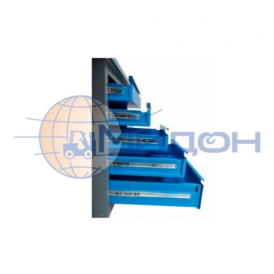 Драйвер инструментальный ДИ5-50(60) (тумба с 5-ю выдвижными ящиками) (ШхГхВ=500x600x825мм)