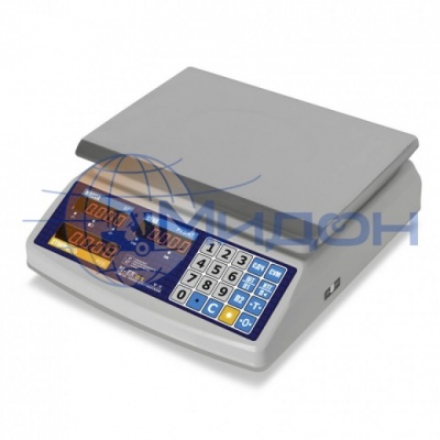 Весы торговые M-ER 329 AС-15.2 IP68 "Fisher" LED, влагозащищенные