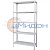 Стеллаж полочный Лайт ТС-2565 (2500х1000х600) 500 кг(стеллаж), 120 кг(полка), 5 полок обычные